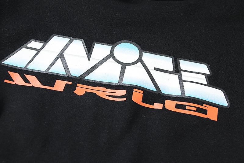 Vlone x Juice Wrld 999 plus thickening Black Hoodie