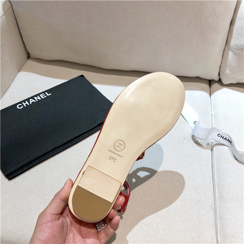 Ch**el flat sandals
