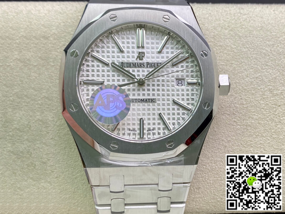 Replica Audemars P1g*et Royal Oak 15400ST.OO.1220ST.02 1:1 Best Edition APS Factory White Dial