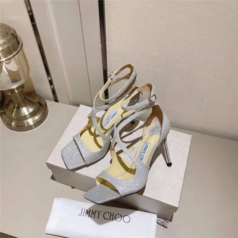 J1m*y Ch00 Paris window custom high heels