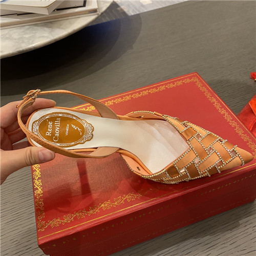 rene caovilla heel sandals
