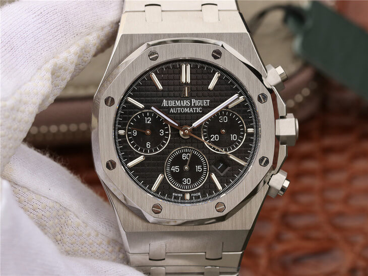 Replica Audemars P1g*et Royal Oak Chronograph 26320ST.OO.1220ST.01 1:1 Best Edition OM Factory Black Dial