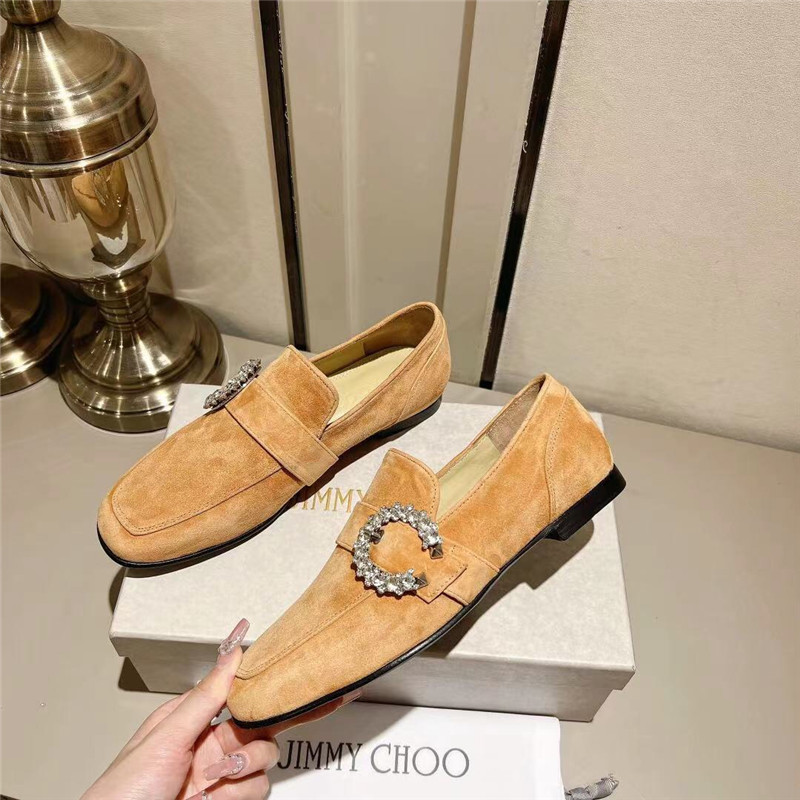 J1m*y Ch00 Deanna Low Heel Loafers