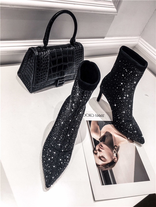 J1m*y Ch00 heel ankle boots