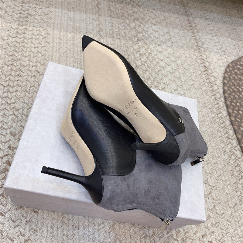 J1m*y Ch00 classic stiletto heeled ankle boots