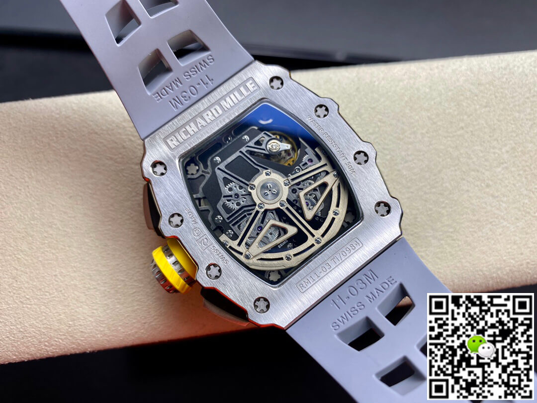 Replica Richard Mille RM11-03 1:1 Best Edition KV Factory Titanium Steel