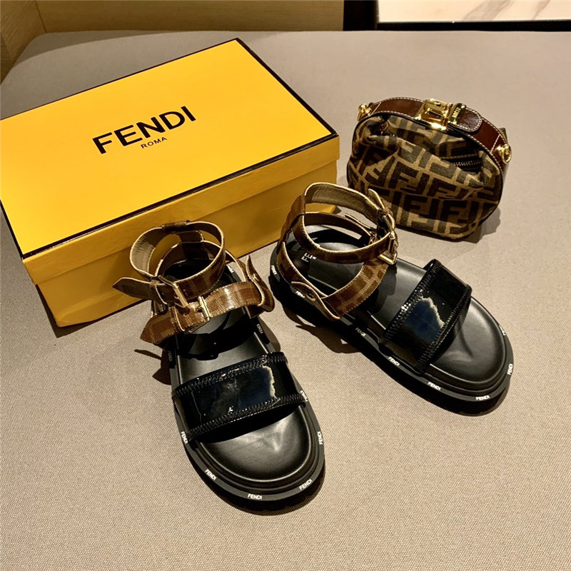 F**di Platform Sandals