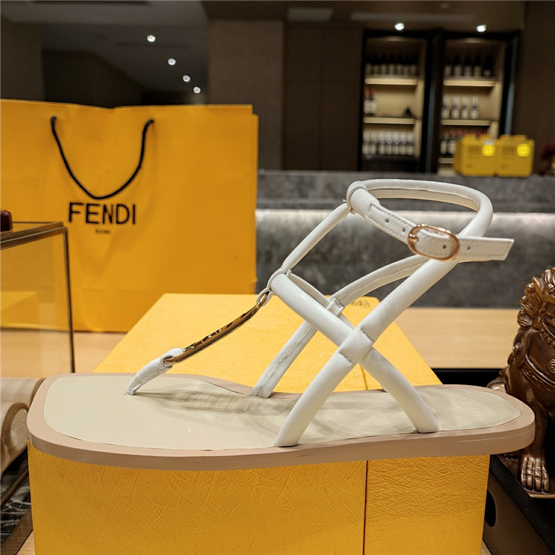 F**di flat beach sandals
