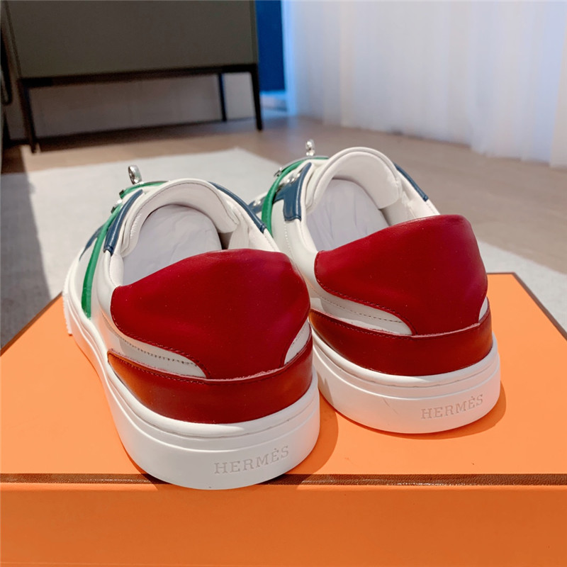 H**me5 British retro design white shoes