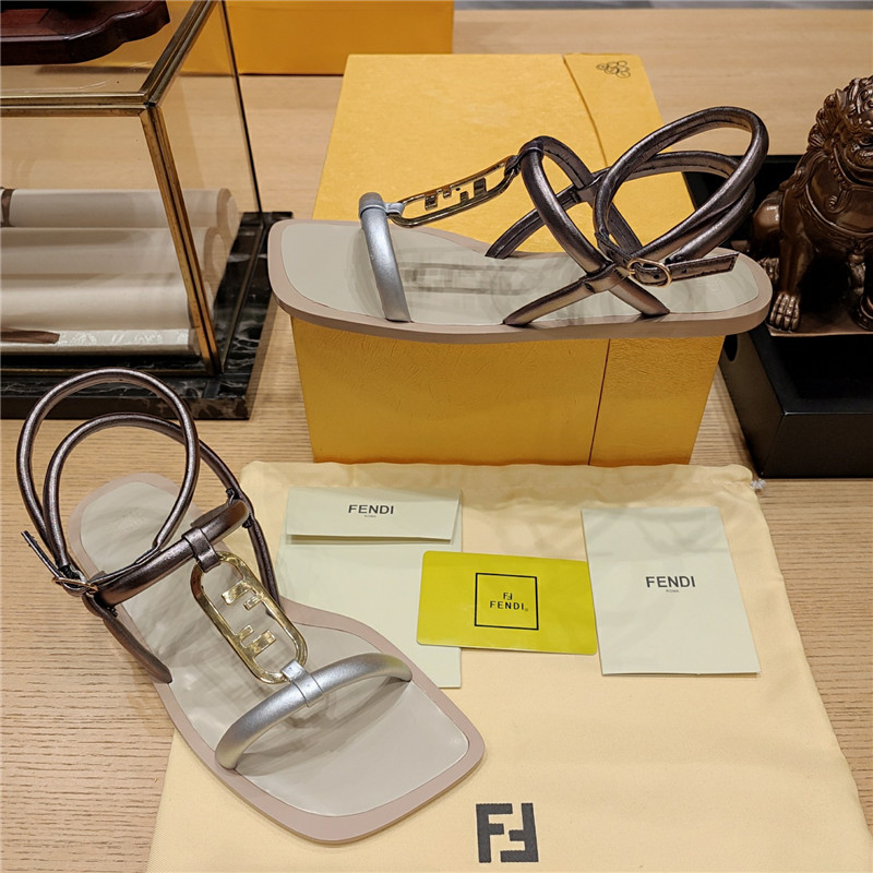 F**di flat beach sandals
