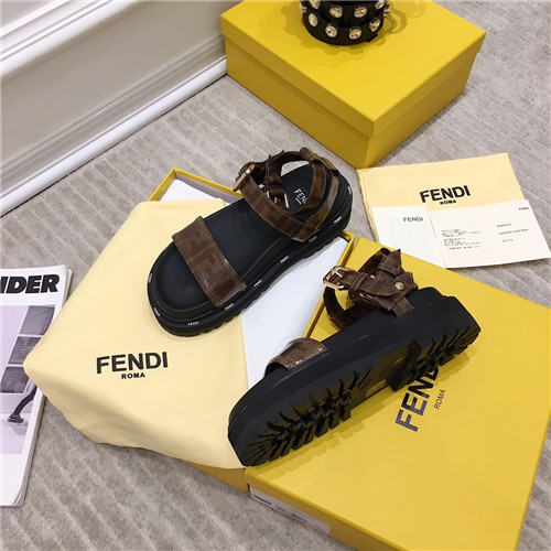 F**di platform sandals womens