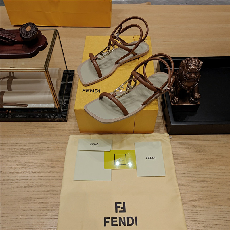 F**di flat beach sandals