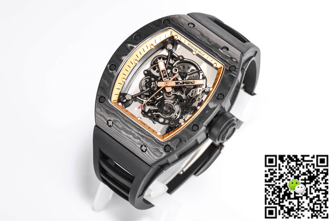 Replica Richard Mille RM055 NTPT 1:1 Best Edition BBR Factory Carbon Fiber Dial