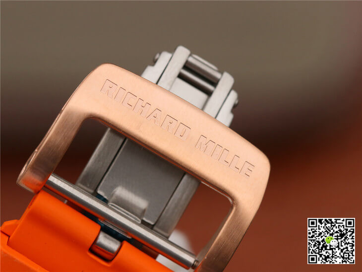 Replica Richard Mille RM035 Americas KV Factory 1:1 Best Edition Orange Strap