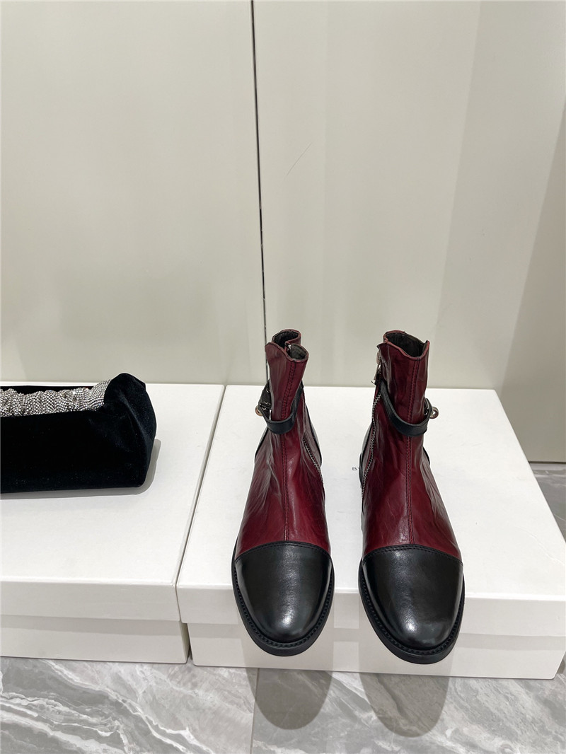 H**me5 kelly zip ankle boots