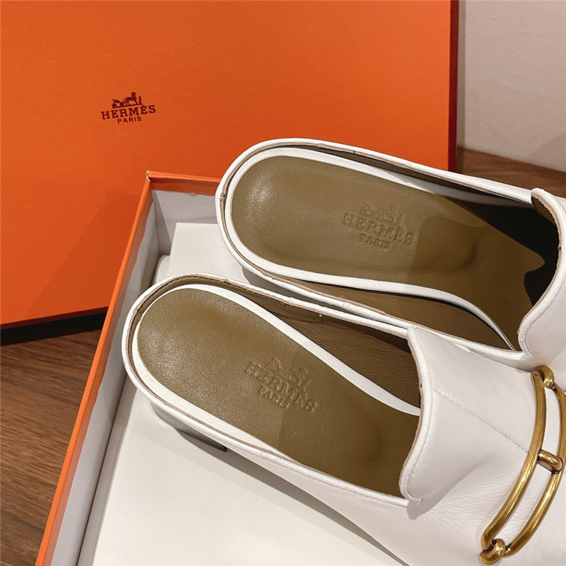H**me5 muller chunky heel slippers