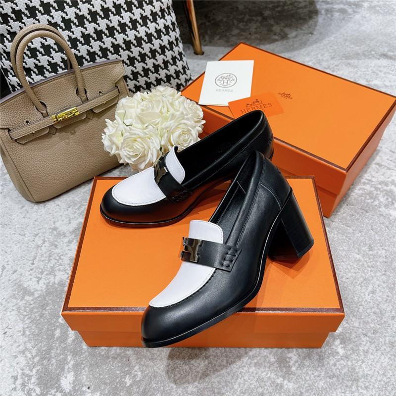 H**me5 dauphine mid heel mules
