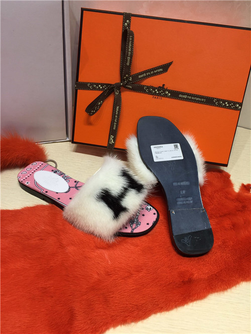 H**me5 mink slippers replica shoes