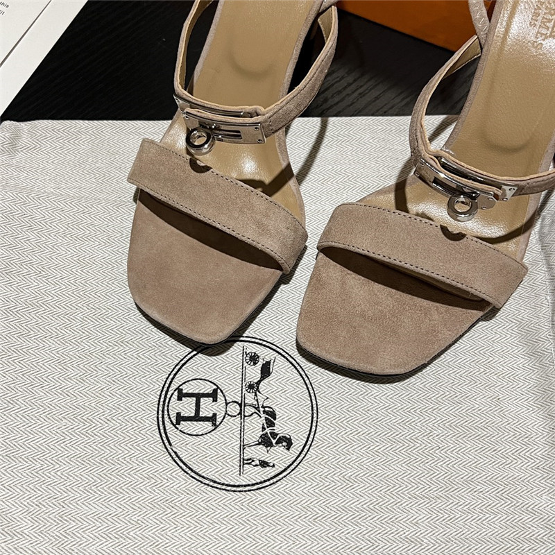 H**me5 Sandals Dupe classic H high-heeled sandals