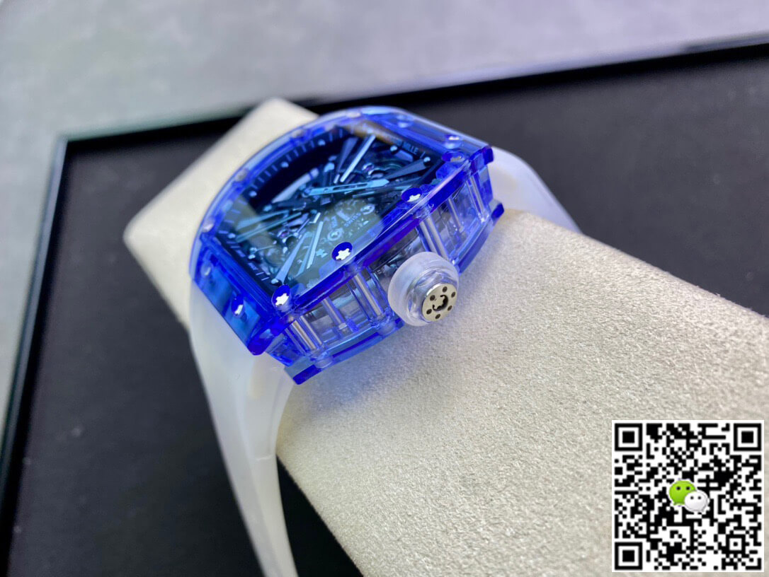 Replica Richard Mille RM12-01 1:1 Best Edition RM Factory Tourbillon Sapphire Clear Version