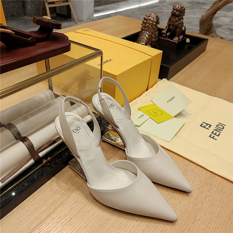 F**di strappy toe high heel sandals