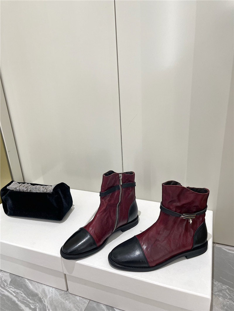 H**me5 kelly zip ankle boots