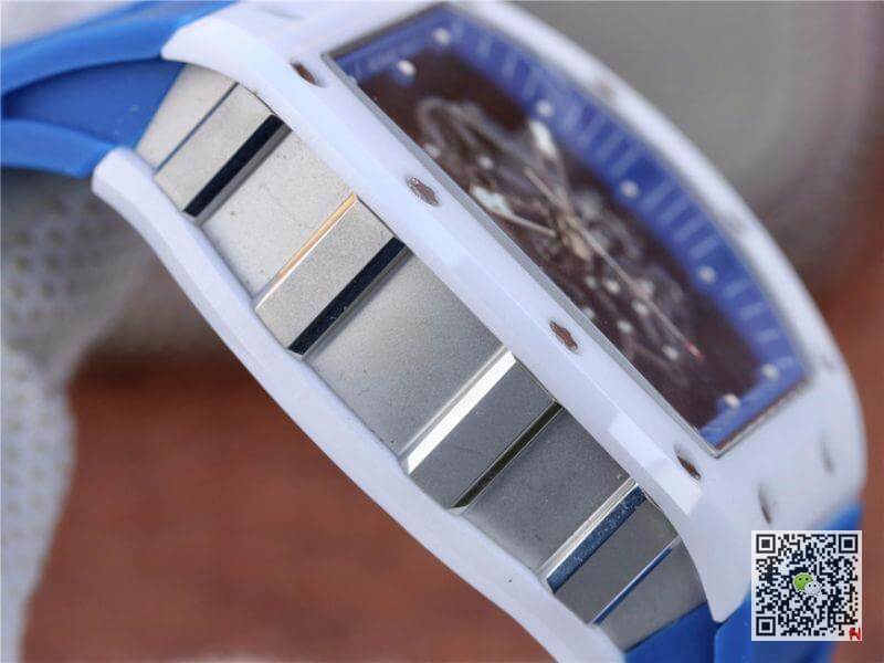 Replica Richard Mille RM055 KV Factory 1:1 Best Edition Swiss ETA8215 blue strap