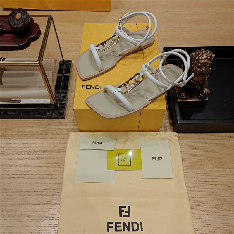F**di flat beach sandals