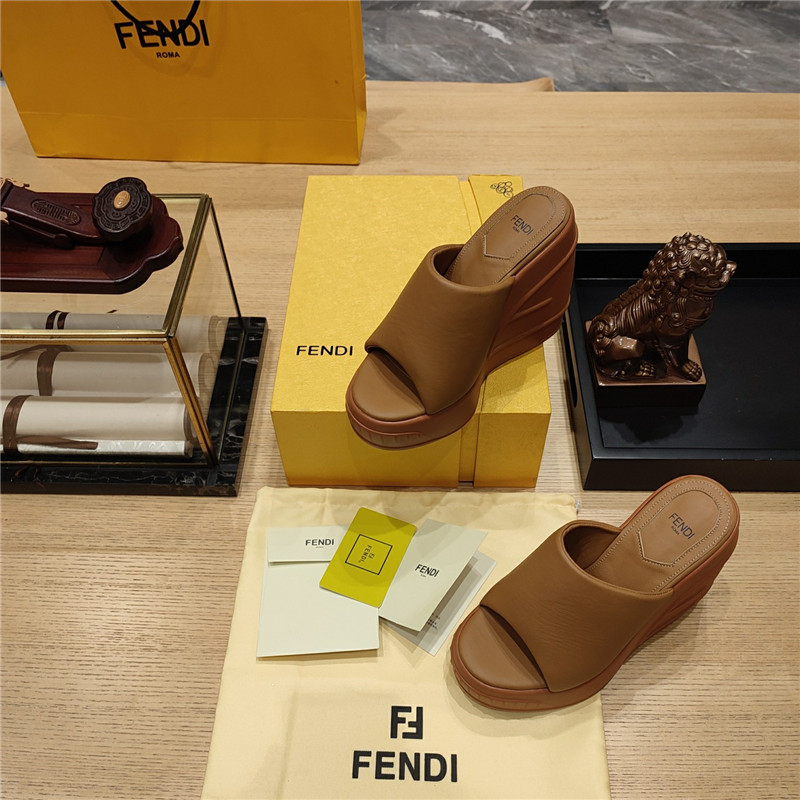 F**di wedge platform sandals