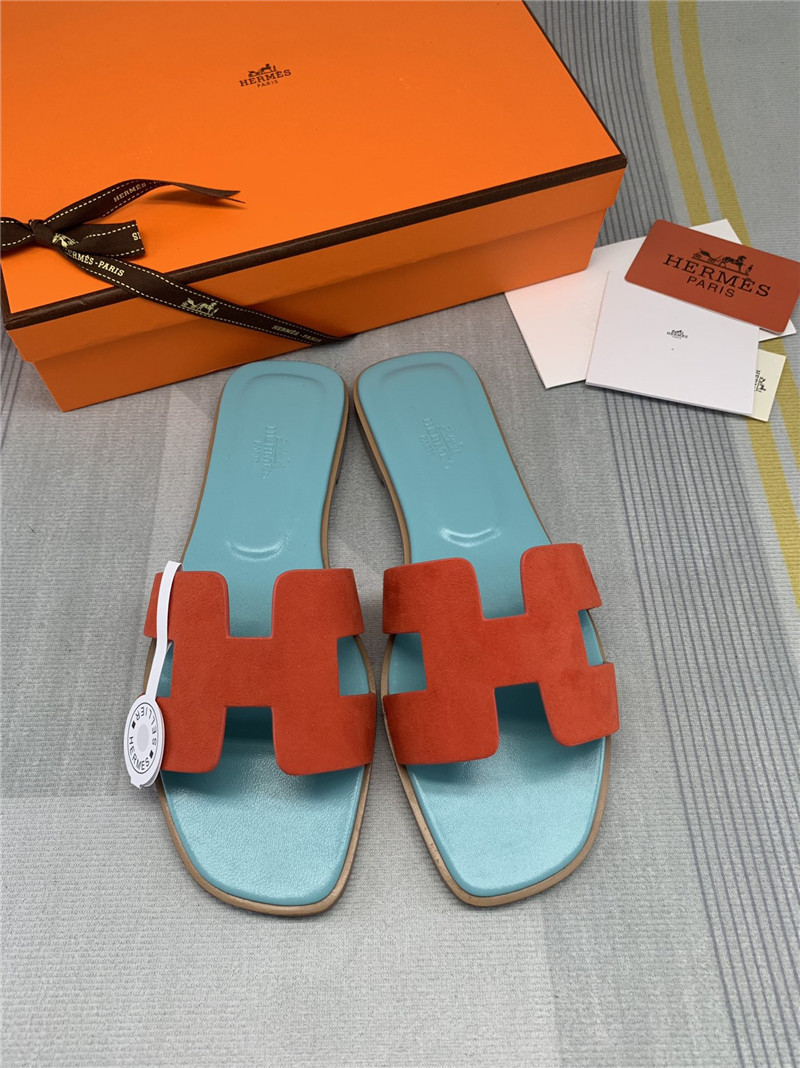 H**me5 flat H slippers womens