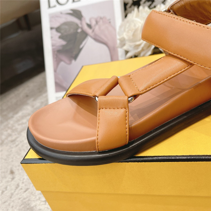 F**di letters webbing sandals