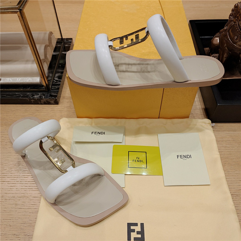 F**di flat beach sandals
