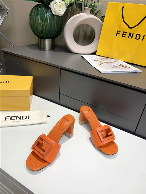 F**di thick heel sandals