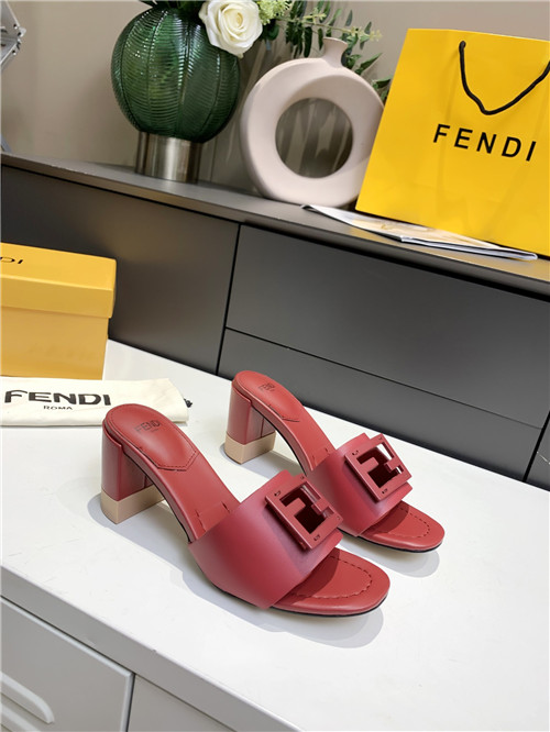 F**di thick heel sandals