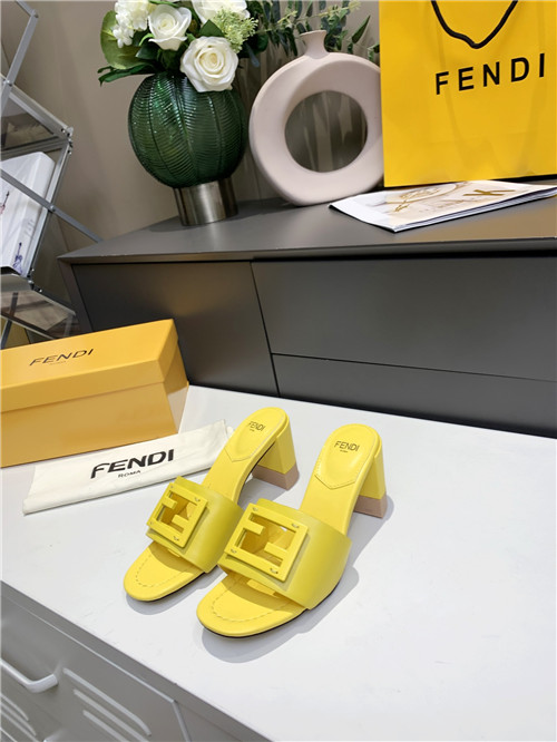 F**di thick heel sandals