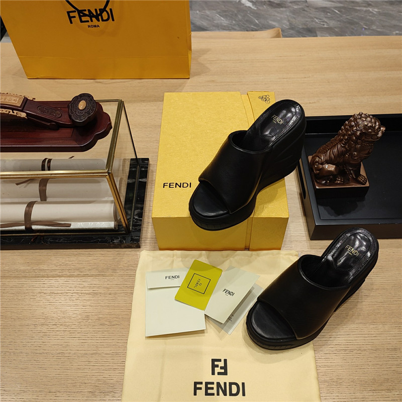 F**di wedge platform sandals