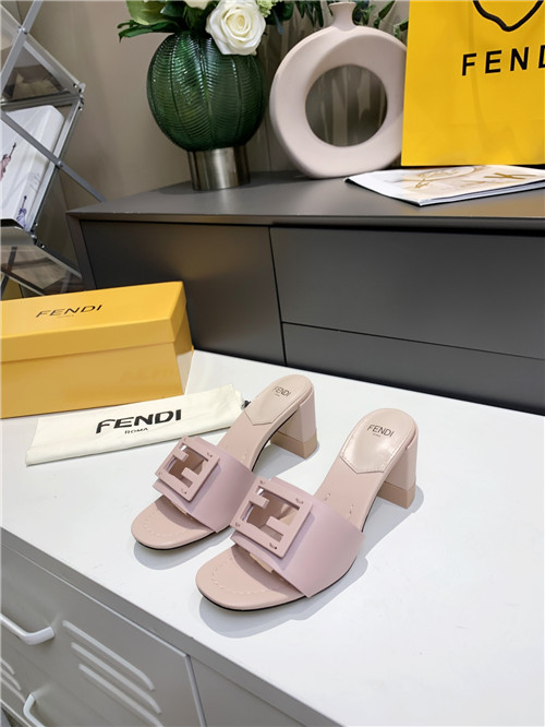 F**di thick heel sandals