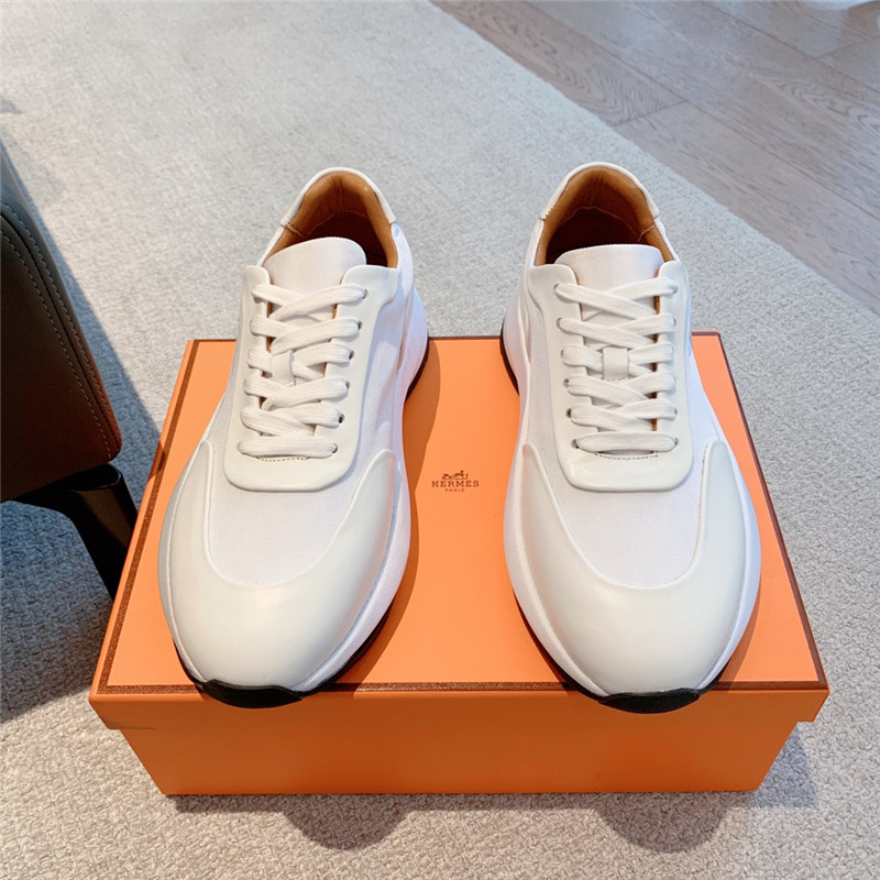 H**me5 classic look-alike British retro white shoes