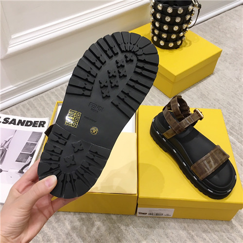 F**di platform sandals womens