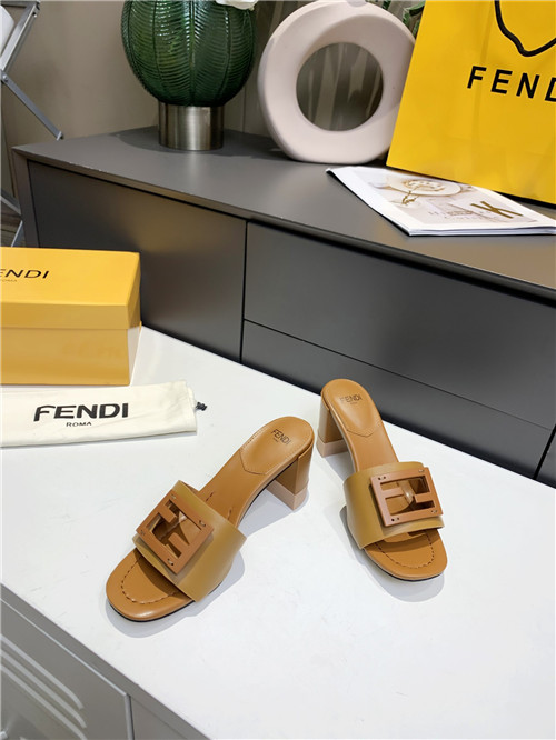 F**di thick heel sandals