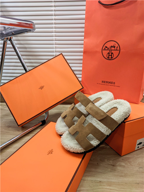 H**me5 lamb wool flat slippers