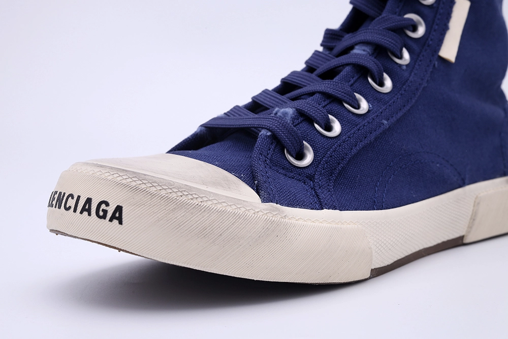 BEST QUALITY REPLICA Ba1en*iaga PARIS LOW SNEAKER IN BLUE HIGH