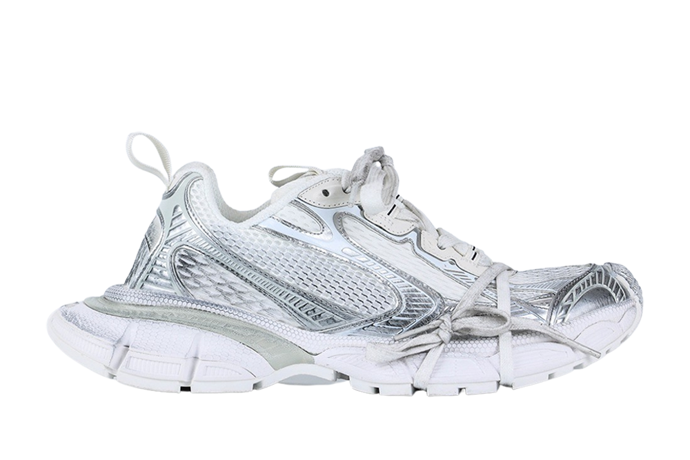 Ba1en*iaga 3XL Sneaker  Worn-Out   White