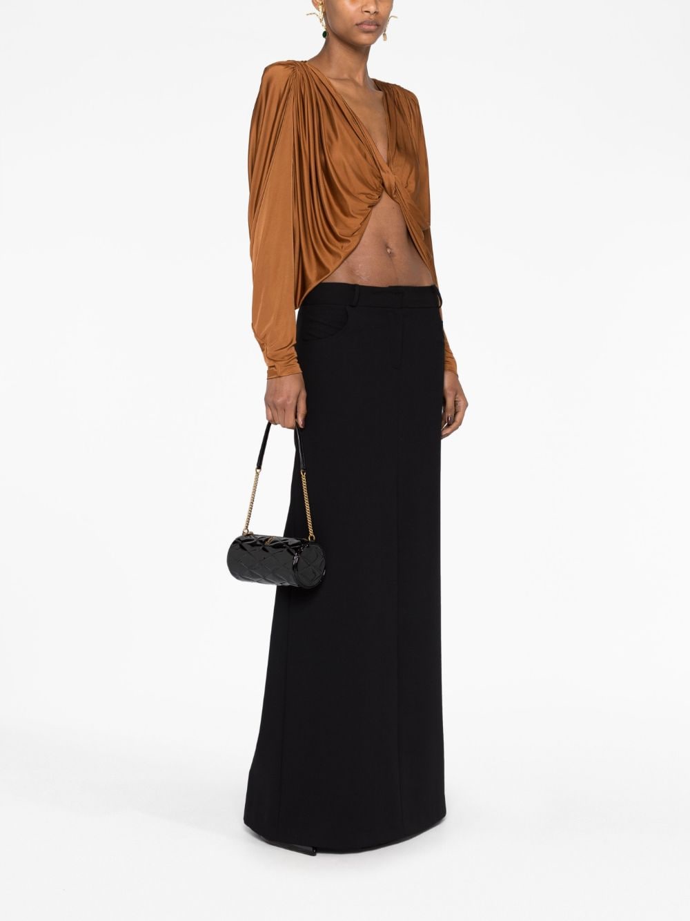 Y51 Replica Sa1nt Lau*nt mini Sade quilted shoulder bag