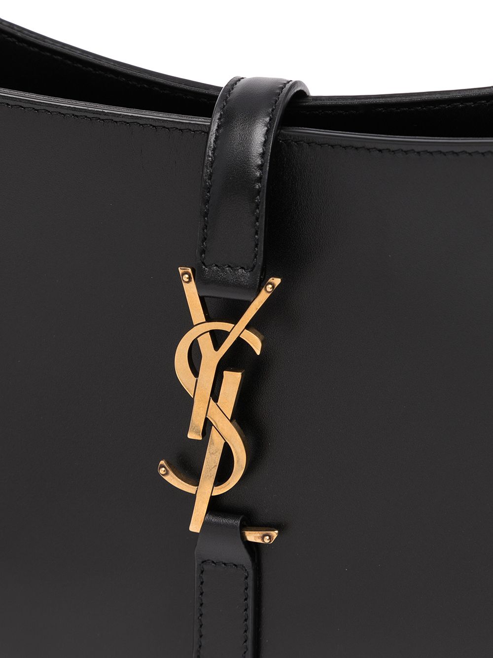 Y51 Replica Sa1nt Lau*nt 5A7 logo-plaque shoulder bag