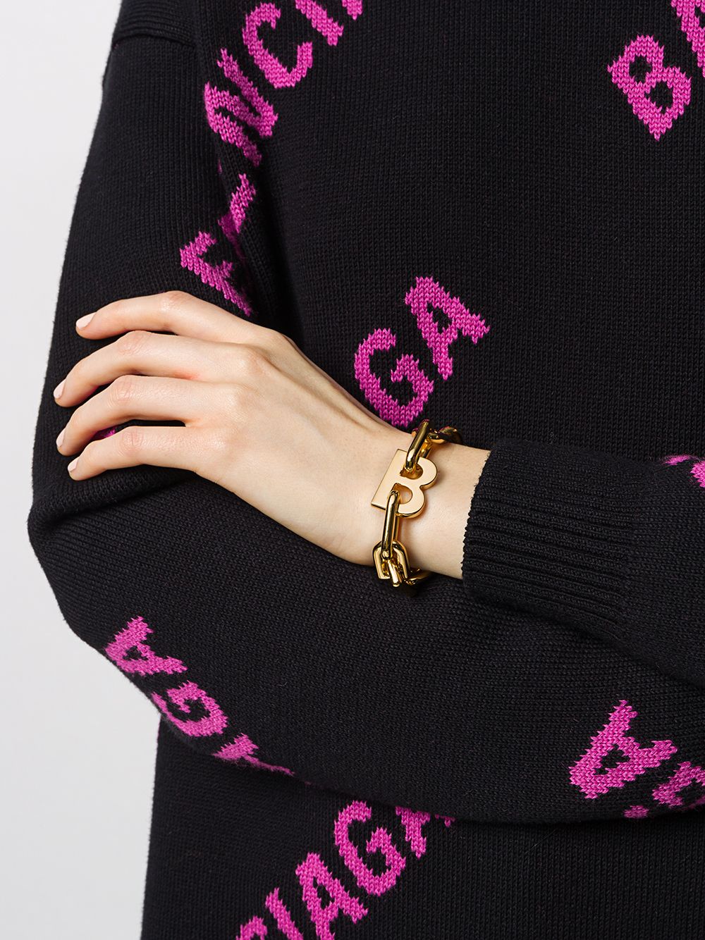 Ba1en*iaga Dupes B chain bracelet