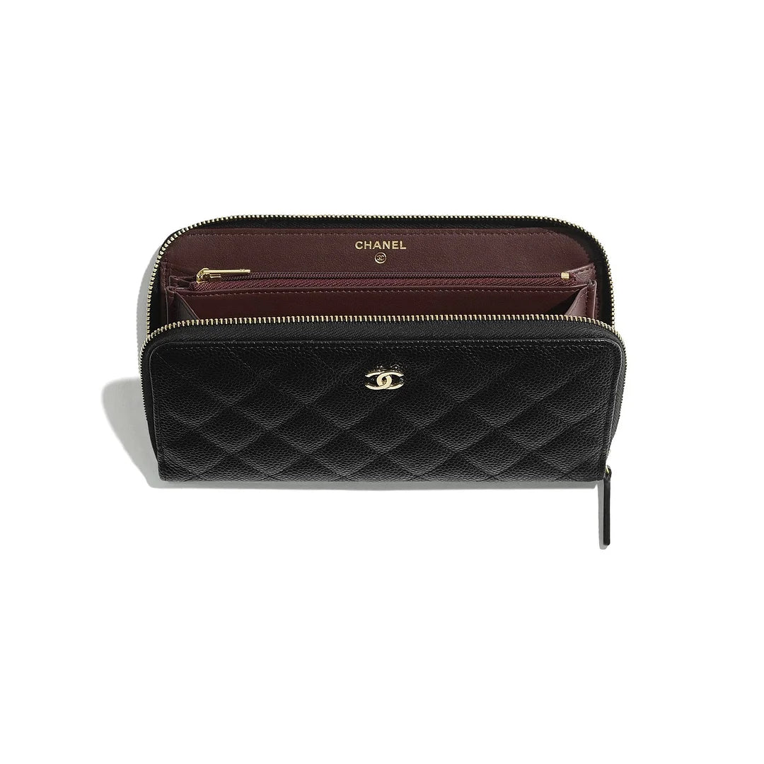 Popular Ch**el Classic Long Zip Wallet