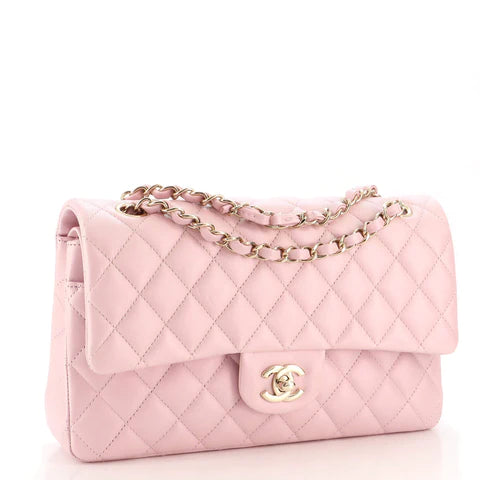 Classic Double Flap Bag Quilted Iridescent Calfskin Medium