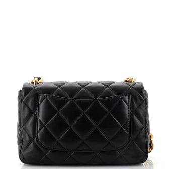 Ch**el Funky Town Flap Bag Quilted Lambskin Large