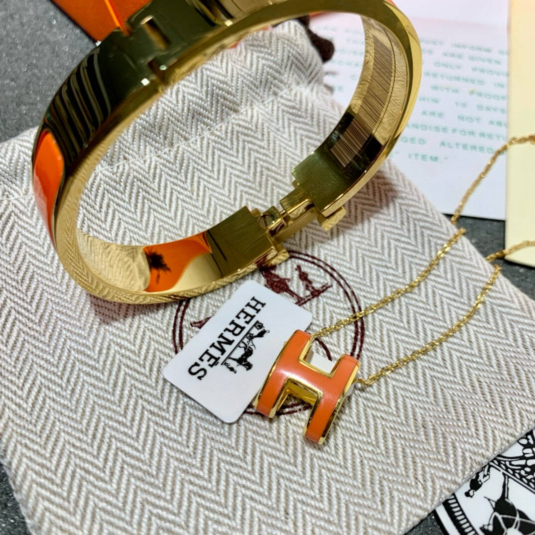 H**me5 bracelet orange gold